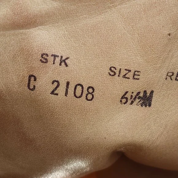 Corral Vintage Womens Size 6.5M Black Leather Cowboy Cowgirl Western Boots C2108